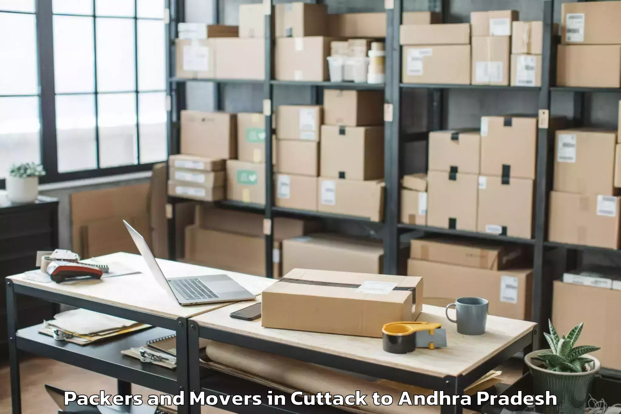 Cuttack to Muppalla Packers And Movers